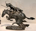 The Cheyenne bronze sculpture by Frederic Remington at Metropolitan Museum of Art. New York, NY.