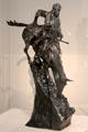 Mountain Man bronze sculpture by Frederic Remington at Metropolitan Museum of Art. New York, NY.