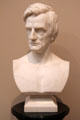 William Maxwell Evarts marble bust by Augustus Saint-Gaudens at Metropolitan Museum of Art. New York, NY.