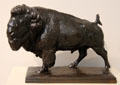 Buffalo bronze sculpture by Alexander Phimister Proctor at Metropolitan Museum of Art. New York, NY.