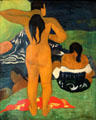 Tahitian Women Bathing painting by Paul Gauguin at Metropolitan Museum of Art. New York, NY