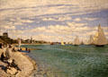 Regatta at Sainte-Adress painting by Claude Monet at Metropolitan Museum of Art. New York, NY.