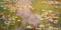 Water Lilies painting by Claude Monet at Metropolitan Museum of Art. New York, NY.