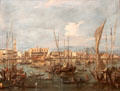 Venice from the Bacino di San Marco painting by Francesco Guardi at Metropolitan Museum of Art. New York, NY.