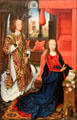 Annunciation painting by Hans Memling at Metropolitan Museum of Art. New York, NY.