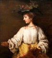 Flora portrait by Rembrandt at Metropolitan Museum of Art. New York, NY.