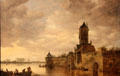Castle by a River painting by Jan van Goyen at Metropolitan Museum of Art. New York, NY.