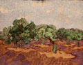 Olive Trees painting by Vincent van Gogh at Metropolitan Museum of Art. New York, NY.