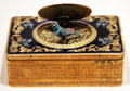 Mechanical singing bird box from Geneva at Metropolitan Museum of Art. New York, NY.