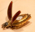 Watch in form of beetle from Switzerland at Metropolitan Museum of Art. New York, NY.
