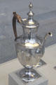 Silver coffeepot by Joseph Richardson Jr. of Philadelphia at Metropolitan Museum of Art. New York, NY.