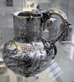 Silver Japanese influenced pitcher by Gorham Manuf. Co., Providence, RI at Metropolitan Museum of Art. New York, NY.