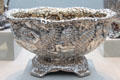 Silver bowl with nautical motifs by Tiffany & Co. of New York City at Metropolitan Museum of Art. New York, NY.