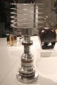 Table lamp of aluminum, Bakelite & glass by Pattyn Product Co. of Detroit, MI at Metropolitan Museum of Art. New York, NY.