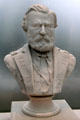 Porcelain bust of General Ulysses S. Grant by W.H. Edge for New York City Pottery at Metropolitan Museum of Art. New York, NY.