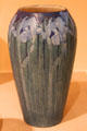 Earthenware vase by Sarah Agnes Estelle Irvine of Newcomb Pottery of New Orleans, LA at Metropolitan Museum of Art. New York, NY.