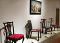 Early American chairs at Metropolitan Museum of Art. New York, NY.