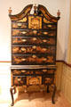 Japanned high chest of drawers from Boston, MA at Metropolitan Museum of Art. New York, NY.