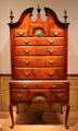 High chest of drawers from Boston, MA at Metropolitan Museum of Art. New York, NY