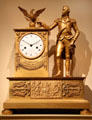 George Washington figural mantel clock by Jean-Baptiste Dubuc of Paris at Metropolitan Museum of Art. New York, NY.