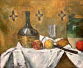 Still Life: Flask, Glass & Jug painting by Paul Cézanne at Guggenheim Museum. New York City, NY.