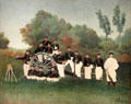 Artillerymen painting by Henri Rousseau at Guggenheim Museum. New York City, NY.