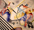 White Center painting by Vasily Kandinsky at Guggenheim Museum. New York City, NY.