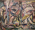 Circumcision painting by Jackson Pollock at Guggenheim Museum. New York City, NY.