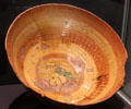 Earthenware punch bowl with anti-slave slogan attrib Cornelius Paulus at Brooklyn Museum. Brooklyn, NY.