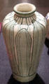 Earthenware vase by Sabina Elliott Wells of Newcomb Pottery, New Orleans, LA at Brooklyn Museum. Brooklyn, NY.