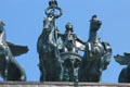 Detail of sculptures by Frederick MacMonnies on Soldiers' & Sailors' Arch in Grand Army Plaza. Brooklyn, NY.