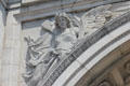 Angel detail of Soldiers' & Sailors' Arch in Grand Army Plaza. Brooklyn, NY.