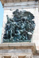 Union Army sculpture by Frederick MacMonnies on Soldiers' & Sailors' Arch in Grand Army Plaza. Brooklyn, NY.