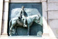 Abraham Lincoln sculpture by W.R.O. Donovan & Thomas Eakins on Soldiers' & Sailors' Arch in Grand Army Plaza. Brooklyn, NY.