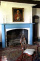 Parlor fireplace at Conference House. Staten Island, NY