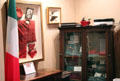 Giuseppe Garibaldi displays at Garibaldi-Meucci Museum. Staten Island, NY.