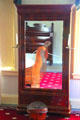 Mirrored wardrobe with candle holders in Martin Van Buren's bedroom at Lindenwald. Kinderhook, NY.