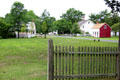 Open air village scene at Old Bethpage Village. Old Bethpage, NY.