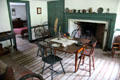 Parlor in Cooper House at Old Bethpage Village. Old Bethpage, NY.