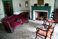 Parlor in Williams House at Old Bethpage Village. Old Bethpage, NY.