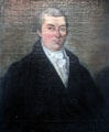 Portrait of Benjamin Huntting I at Sag Harbor Whaling Museum. Sag Harbor, NY.