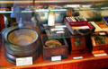 Compasses, ship medicine kit & other whaling ship artifacts at Sag Harbor Whaling Museum. Sag Harbor, NY.