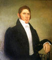 Portrait of Captain Nathan Fordham at Sag Harbor Whaling Museum. Sag Harbor, NY.