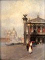 Piazza San Marco watercolor by G.H. Buek at Home Sweet Home Museum. East Hampton, NY.