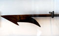 Toggle harpoon, made by Luther or Edward Cole, & invented in 1848 by Lewis Temple, an African American blacksmith from New Bedford, MA at Montauk Lighthouse museum. Montauk, NY.