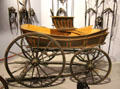 American pleasure wagon at carriage collection of Long Island Museum. Stony Brook, NY.