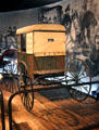 Mail wagon by Hanford Wagon Works of Unidilla, NY at carriage collection of Long Island Museum. Stony Brook, NY.