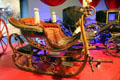 Bavarian sleigh used by Prince Adalbert at carriage collection of Long Island Museum. Stony Brook, NY.