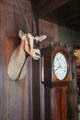 Oryx head & case clock at Roosevelt's House Sagamore Hill NHS. Cove Neck, NY.