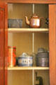 Pantry in kitchen at Roosevelt's Sagamore Hill NHS. Cove Neck, NY.